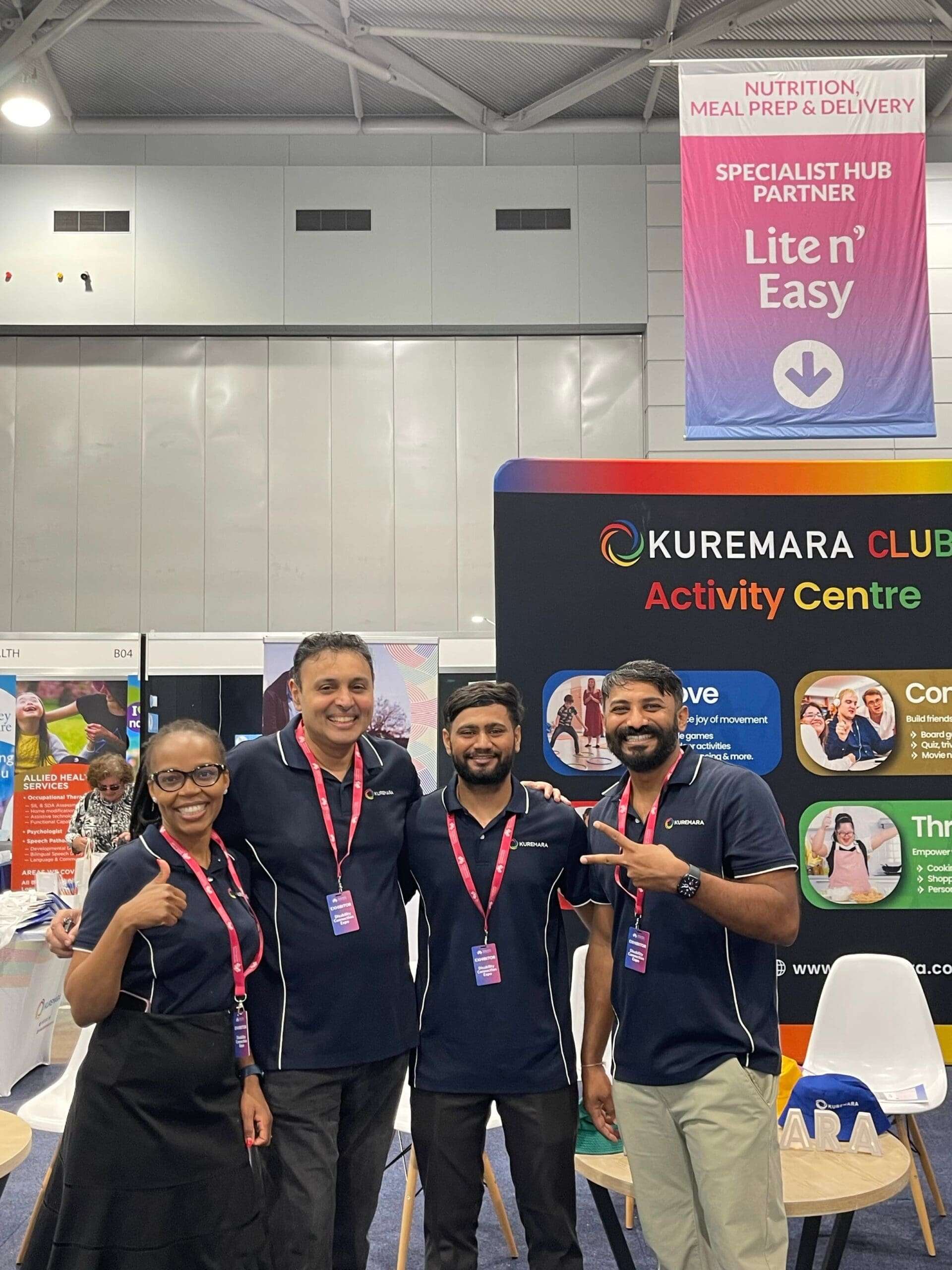 Kuremara Team at Brisbane Disability Connection expo event 2025-2