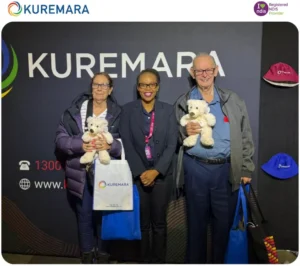 Connecting with visitors at Sidney-Disability Connection expo-2025 with goodies