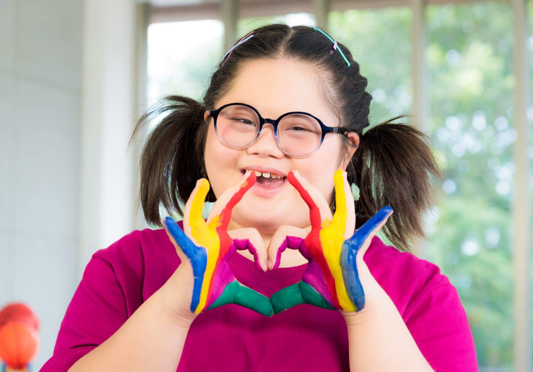 differently abled kid enjoying ndis activity