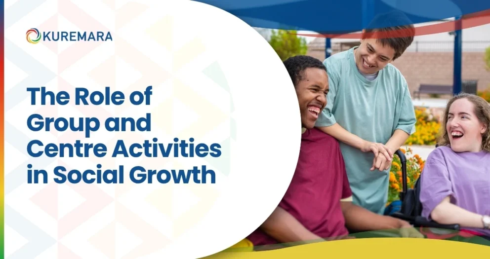 The Role of Group and Centre Activities in Social Growth
