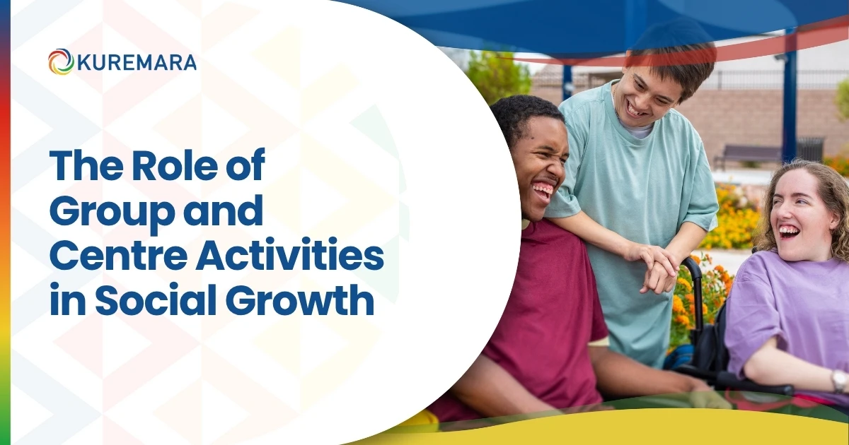 The Role of Group and Centre Activities in Social Growth
