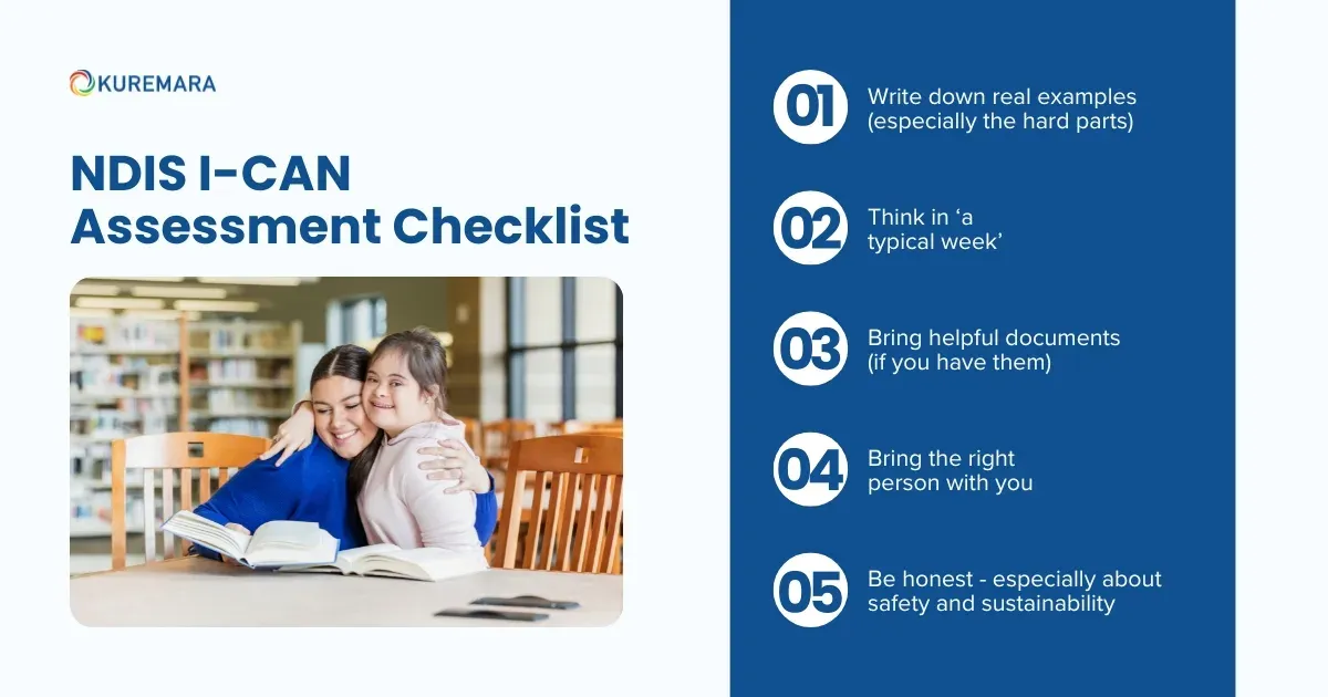 How to Prepare for an NDIS I-CAN Assessment (Practical Checklist) 