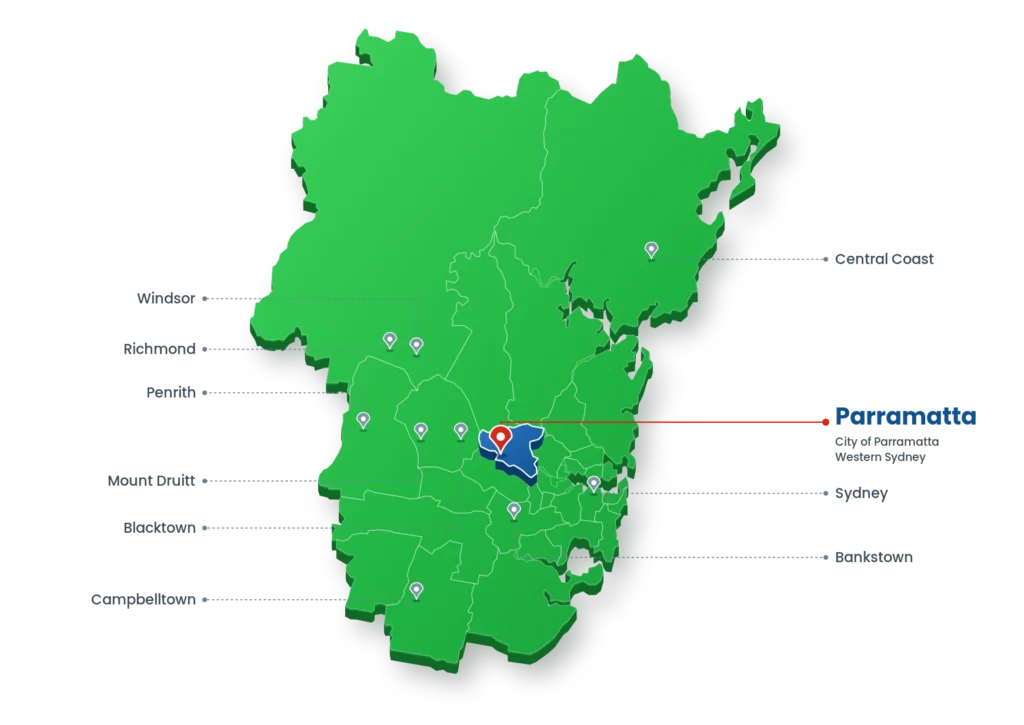 parramatta-service-area-map