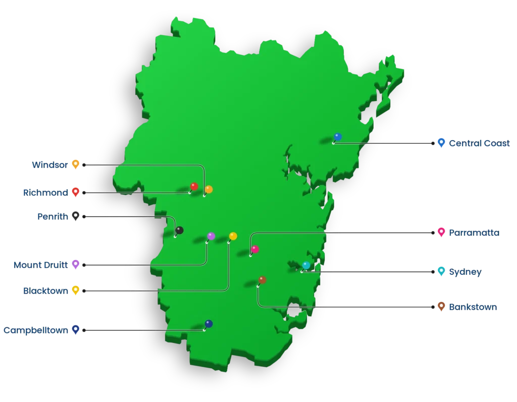 sydney-service-area-map sydney service area map